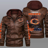 30% OFF New Design Chicago Bears Leather Jacket For True Fan