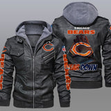 30% OFF New Design Chicago Bears Leather Jacket For True Fan