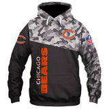 20% OFF Chicago Bears Military Hoodie 3D- Limited Time Sale