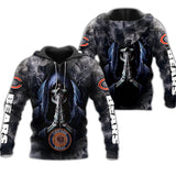 Up To 20% OFF Best Chicago Bears Skull Hoodies For Men Women