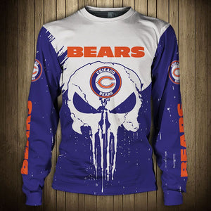 20% OFF Men’s Chicago Bears Sweatshirt Punisher On Sale