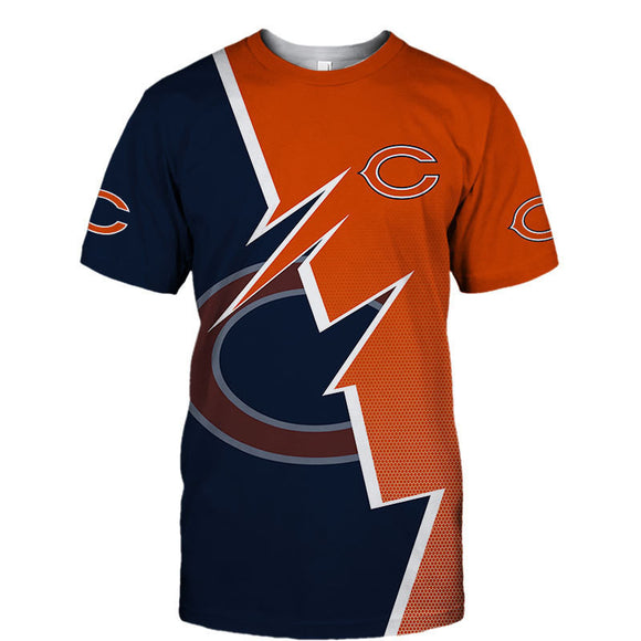 15% OFF Chicago Bears Tee Shirts Zigzag On Sale - Hurry up!