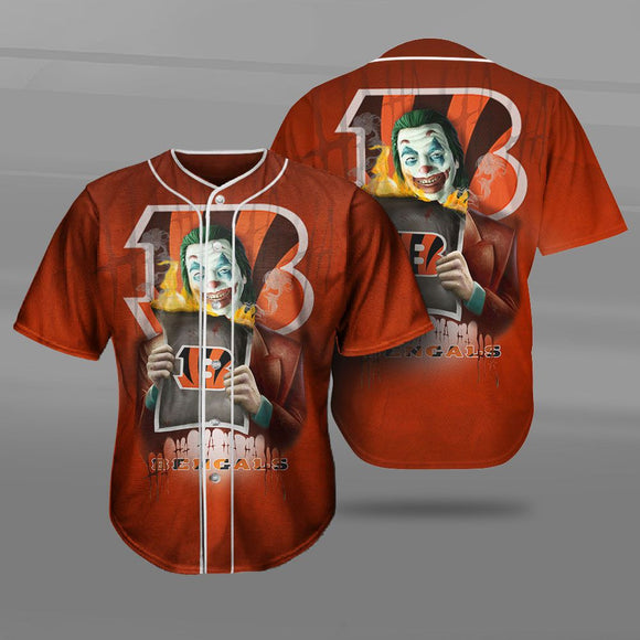 UP To 20% OFF Best Cincinnati Bengals Baseball Jersey Shirt Joker Graphic