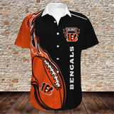 15% OFF Men’s Cincinnati Bengals Button Down Shirt For Sale