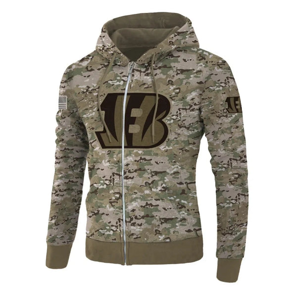 Up To 20% OFF Cincinnati Bengals Camo Hoodie Cheap - Limited Time Sale