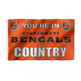 Buy Cincinnati Bengals Country Flag "You're In Cincinnati Bengals Country" - 25% OFF Now