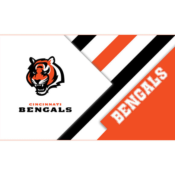 Up To 25% OFF Cincinnati Bengals Flag 3x5 Diagonal Stripes For Sale