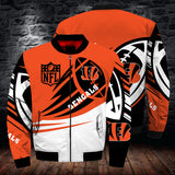 17% OFF Hot Cincinnati Bengals Jacket Mens Ultra-balls Graphic