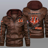 30% OFF New Design Cincinnati Bengals Leather Jacket For True Fan