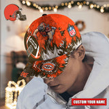 Hot Selling Cleveland Browns Adjustable Hat Mascot & Flame - Custom Name
