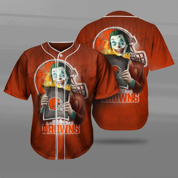 UP To 20% OFF Best Cleveland Browns Baseball Jersey Shirt Joker Graphic