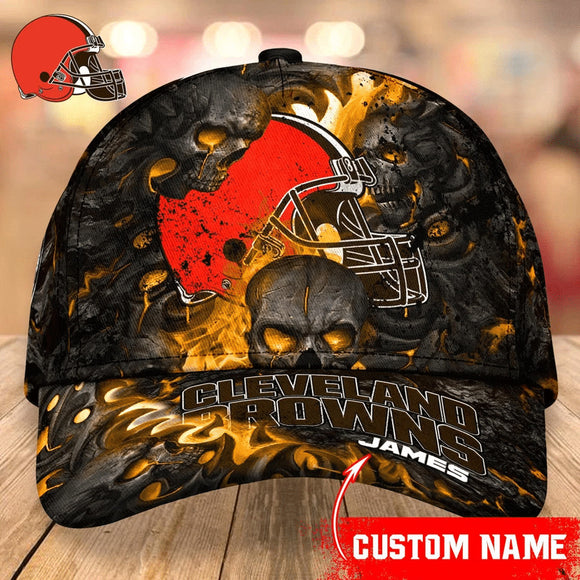 The Best Cheap Cleveland Browns Caps Skull Custom Name