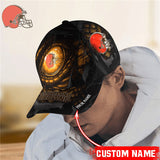 Lowest Price Cleveland Browns Hats Dragon's Eye Custom Name