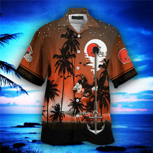 18% OFF Cheap Cleveland Browns Hawaiian Shirt Hawaii Night Sky