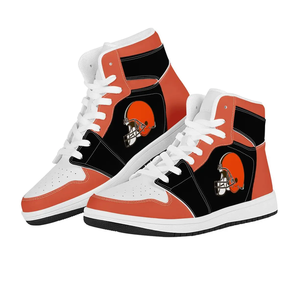 Up To 25% OFF Best Cleveland Browns High Top Sneakers
