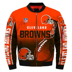 17% OFF Men’s Cleveland Browns Jacket Helmet - Limitted Time Offer