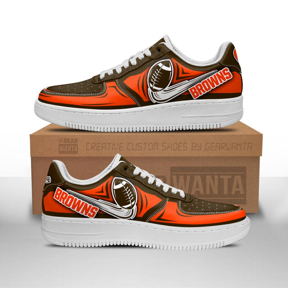 23% OFF Best Cleveland Browns Sneakers Air Force Mens Women