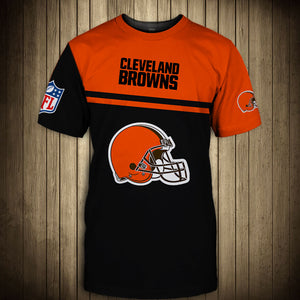 15% SALE OFF Cleveland Browns T-shirt Skull On Back