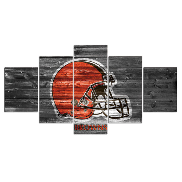 30% OFF Cleveland Browns Wall Decor Wooden No 2 Canvas Print