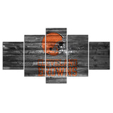 30% OFF Cleveland Browns Wall Decor Wooden No 2 Canvas Print
