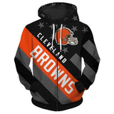 Up To 20% OFF Cleveland Browns Zip Up Hoodies Banner For Sale