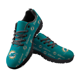 20% OFF Custom Miami Dolphins Shoes Repeat Logo - Limited Time Offer