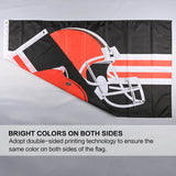Up To 25% OFF Cleveland Browns Flag 3x5 Diagonal Stripes For Sale