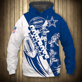 Dallas Cowboys 3D Hoodies Player Football Footballfan365