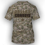 Dallas Cowboys Camo T Shirt Football Footballfan365