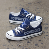 Dallas Cowboys Canvas Shoes T-DJ133L Footballfan365