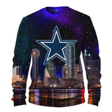 Dallas Cowboys Crew Sweatshirt Night City Footballfan365