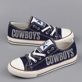 Dallas Cowboys Custom Shoes Canvas T-D700L Footballfan365