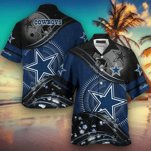 Dallas Cowboys Hawaiian Shirt Short Sleeve Footballfan365