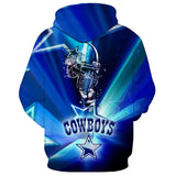 Dallas Cowboys Hoodies Blue Star Footballfan365