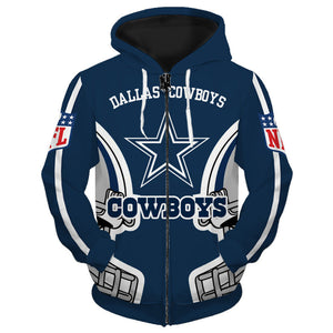 Dallas Cowboys Women’s Hoodies Helmet Footballfan365