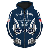 Dallas Cowboys Women’s Hoodies Helmet Footballfan365