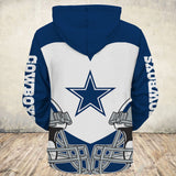 Dallas Cowboys Zip Up Hoodies, Pullover Hoodies Heart Footballfan365
