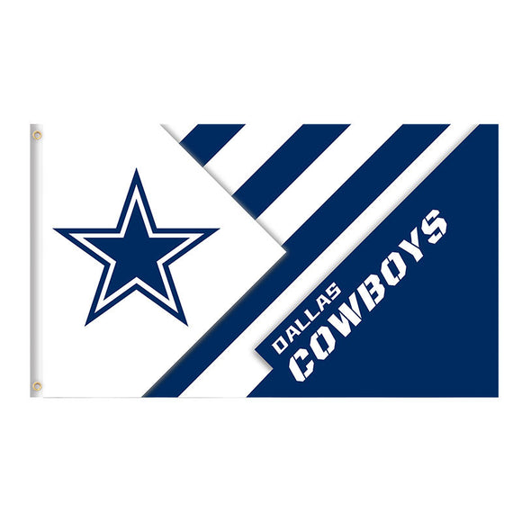 Up To 25% OFF Dallas Cowboys Flag 3x5 Diagonal Stripes For Sale