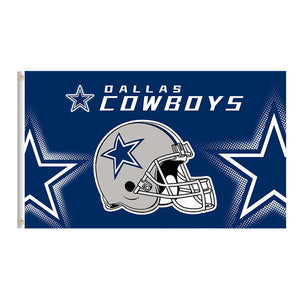 25% OFF Dallas Cowboys Flag 3x5 Helmet Design Banner - Only Today