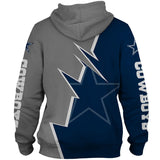 20% OFF Dallas Cowboys Hoodie Zigzag - Hurry up! Sale Ends in