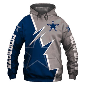 20% OFF Dallas Cowboys Hoodie Zigzag - Hurry up! Sale Ends in