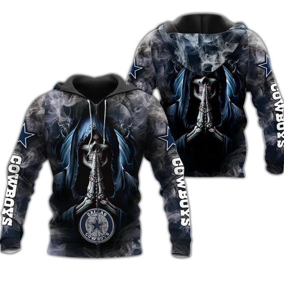 Up To 20% OFF Best Dallas Cowboys Skull Hoodies For Men Women