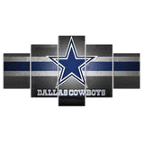 Up to 30% OFF Dallas Cowboys Wall Art Cool Logo Canvas Print