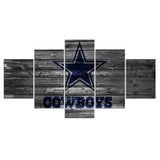 30% OFF Dallas Cowboys Wall Decor Wooden No 2 Canvas Print