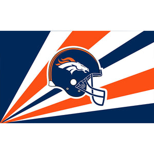 Up To 25% OFF Denver Broncos Flags Helmet 3x5ft