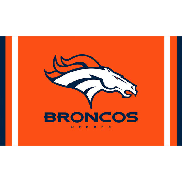 UP TO 25% OFF Denver Broncos Flags 3x5 Logo Two Strip - Only Today