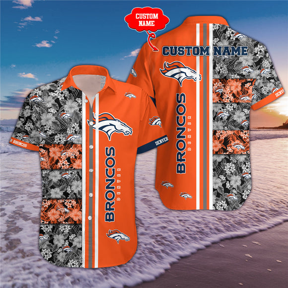 15% SALE OFF Denver Broncos Hawaiian Shirt Custom Name