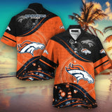 15% OFF Denver Broncos Hawaiian Shirt Short Sleeve For Men