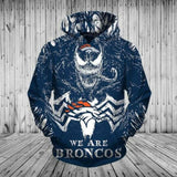 20% OFF Hot Sale Denver Broncos Hoodie – Venom Hoodie Halloween.