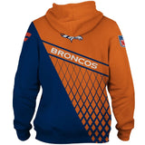 20% SALE OFF Best Denver Broncos Hoodies 3D Grid Pattern